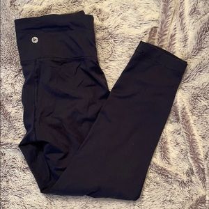 Navy Crop Leggings XS 90 Degree